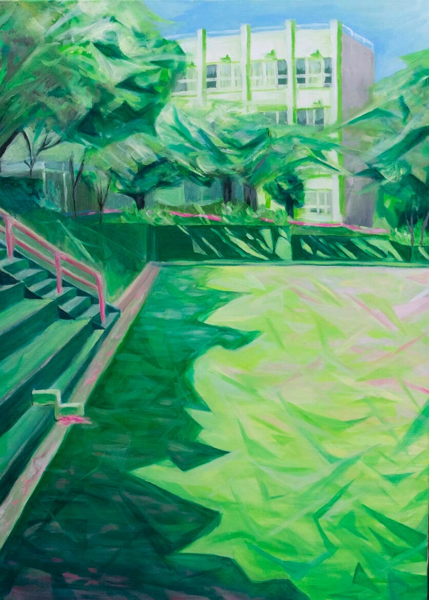 絵画基礎Ⅲ（風景）作品1 イメージ